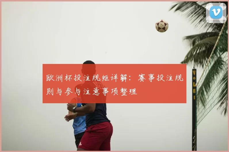 欧洲杯投注规矩详解：赛事投注规则与参与注意事项整理